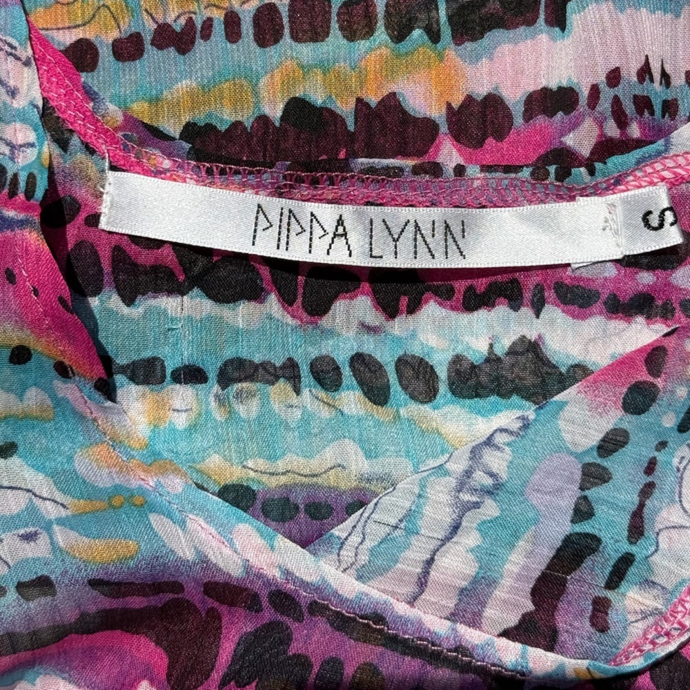 Pippa Lynn batik print tank top - size S - Picture 4 of 4